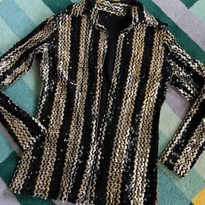 Vintage sequin top